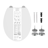 thumbnail of Duroplast WC-Sitz WHITE, PREMIUM, mit Absenkautomatik und Schnellverschluss