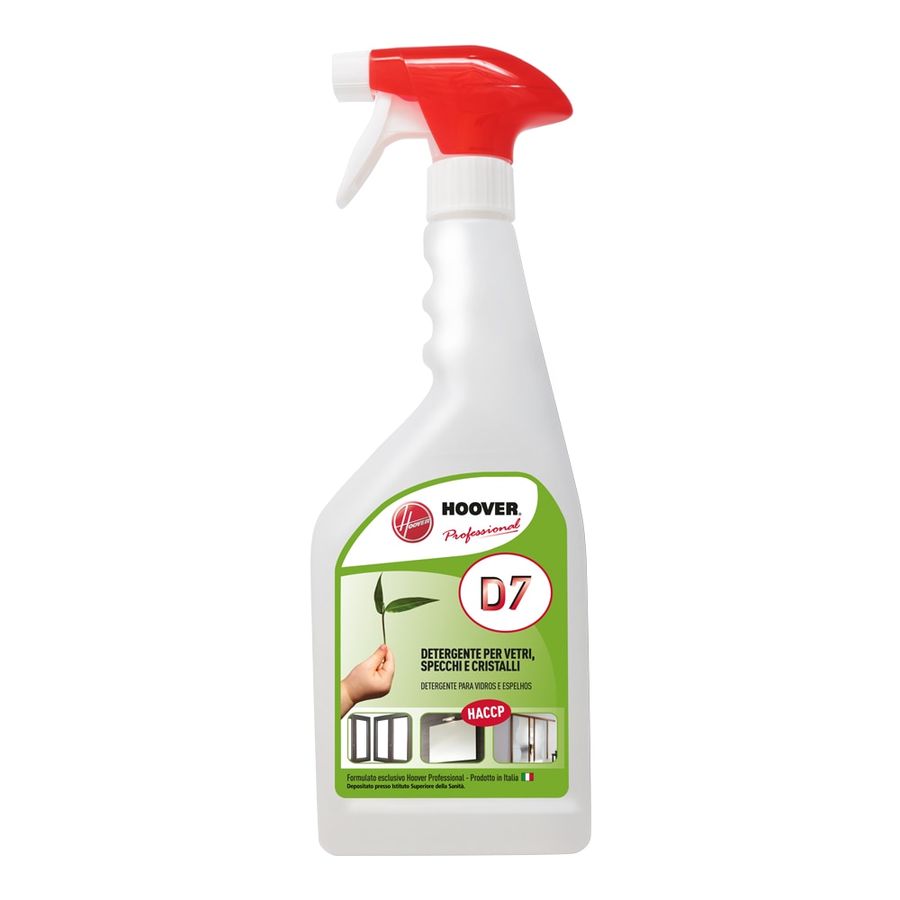 D7 Detergente pulitore rapido per vetri e cristalli