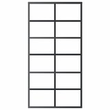 thumbnail of vidaXL Schiebetür ESG-Glas und Aluminium 102x205 cm Schwarz
