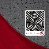 thumbnail of CarpetSale24 Teppich Wohnzimmer Einfarbig Rot 120 cm Rund - Waschbar Rutschfest Kurzflor Extra Weich für Wohnzimmer Schlafzimmer Jugendzimmer