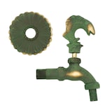 thumbnail of Nostalgie Auslaufventil Fisch 1/2 Zoll patiniertes Messing