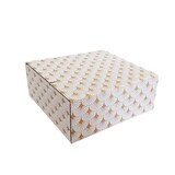 thumbnail of Coupe à fruits sur pied dorée et bleue