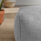 thumbnail of Green Bean® Indoor Sitzhocker Pouf 70x33x28cm EPS-Perlen Füllung -Home Linen Kuschelig Weich Waschbar - Grau