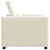 thumbnail of vidaXL Uittrekbaar slaapbank eenpersoons Crème 90 x 165 x 87 cm