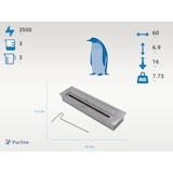 thumbnail of 3500W roestvrijstalen bio-ethanol eindbrander F9660
