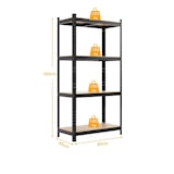 thumbnail of COSTWAY Zwaargeplaatste Stelling, Opbergunit met 4 Planken en Metalen Frame, Maximale Laadcapaciteit 720 kg