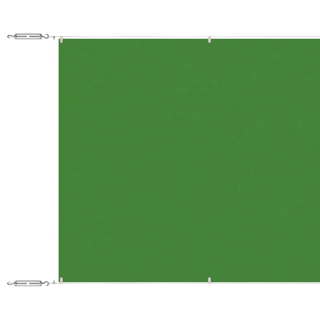 vidaXL Senkrechtmarkise Hellgrün 60x600 cm Oxford-Gewebe