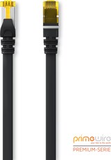 thumbnail of Primewire 5x LAN-Kabel CAT.7, RJ-45 (Ethernet), CAT 7 Flachband U/FTP Gigabit Netzwerkkabel 10 Gbit/s Patchkabel - 1m