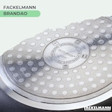 thumbnail of Poêle 24 cm aluminium revêtement céramique antiadhésif sans PFAS Fackelmann Brandao