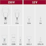 thumbnail of Paulmann Metallic Glow Standard 230 V Ampoules LED Zyl  180lm 4W 1800K gradable Laiton 29260