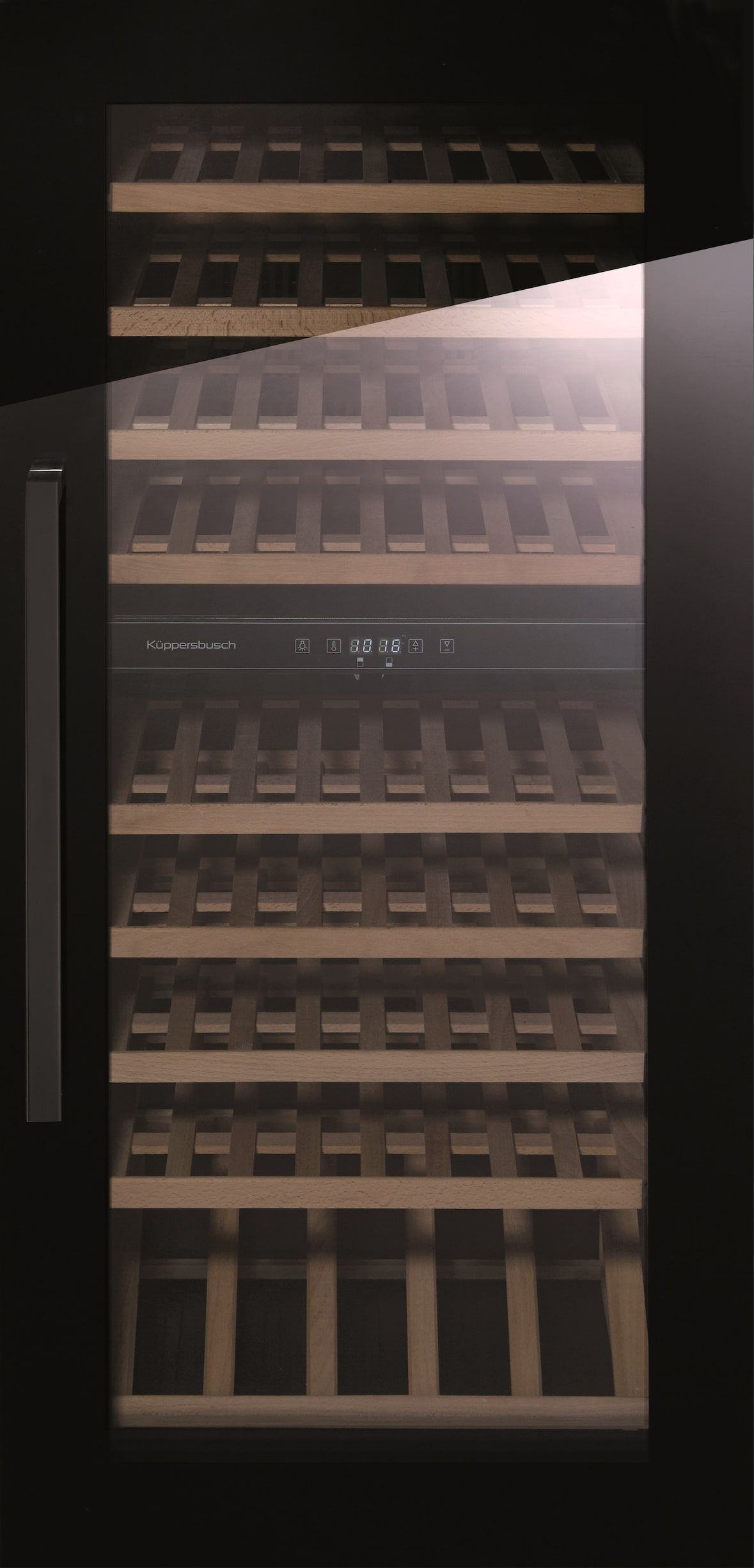 Küppersbusch Einbau-Weinklimaschrank mit 2 Temperaturzonen für bis zu 79 Flaschen FWK4800.0S