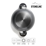 thumbnail of STONELINE® Wok 32 cm, mit Deckel, Aluguss Wokpfanne beschichtet, Backofen & Induktion geeignet