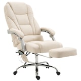 thumbnail of Bureaustoel Pacific Stof met Massagefunctie creme
