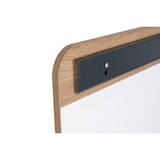 thumbnail of Bi-Office Ace Magnetisches Mobiles Whiteboard, 700x1000mm, Lackierte Stahloberfläche, Holz- und Anthrazit-Metallstruktur