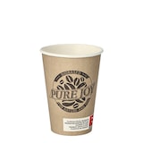 thumbnail of 80 Trinkbecher, Pappe 0,18 l Ø 7 cm · 9,2 cm taupe Pure Joy