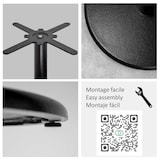 thumbnail of Restootab - Mange-debout 70x70cm - modèle Rome chene armor