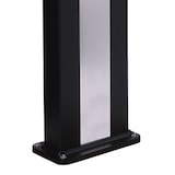 thumbnail of Sined Ella Nera Inox Doccia In Alluminio Solare Da 40 l Nero Fascia Inox