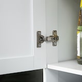 thumbnail of HOMCOM Credenza Cucina con Armadietti e Cassetto Stile Country Bianco