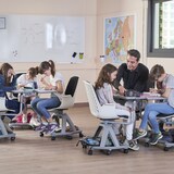 thumbnail of Rocada silla e de colaboración + pala. azul