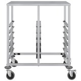 thumbnail of vidaXL Dienbladenwagen met 12 GN-bakken 75x55x87 cm roestvrij staal