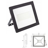 thumbnail of 100w LED Strahler Flut Licht für den Außenbereich IP65 in schwarz Eckig|Kaltweiß