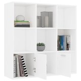 thumbnail of vidaXL Bücherregal Weiß 98x30x98 cm Holzwerkstoff