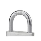 thumbnail of Cadenas à clé, extérieur, alu, 60mm, anse acier nickelé, 2 clés - THIRARD