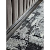 thumbnail of Teppich Velours zeitgenössisch | 200x290cm, 1,1cm Florhöhe, 1,6cm Gesamthöhe | Anthrazit | Schimmernde Details | PARMA-Felino | Kadima Design