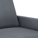thumbnail of vidaXL 3-tlg. Sofagarnitur mit Kissen Dunkelgrau Samt