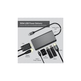 thumbnail of GENERIQUE Mini Dock USB-C HDMI-VGA-LAN-2 USB-A +SD+Audio USB-C PD 100W