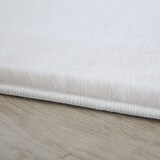 thumbnail of Teppich Kurzflor Uni Modern Waschbar Strapazierfähig Esszimmer Flur OEKO-TEX Creme 240x340 cm Schadstoffgeprüft – NECKAR von Kadima Design