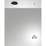 thumbnail of Arabella - Luminária pendente descentralizada âmbar - Fabas Luce - LED 8W regulável - Montagem descentralizada