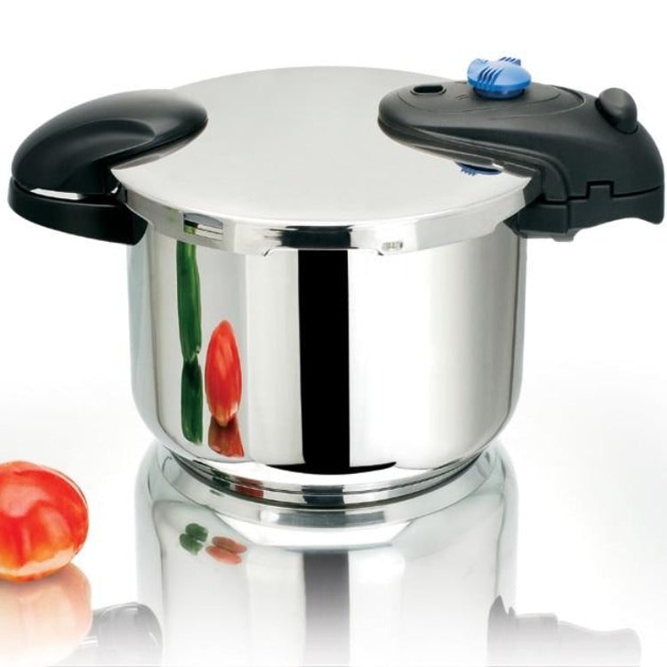 Kitchen Move Autocuiseur à baïonnette ILLICO 24cm 8L Acier inoxydable Argent
