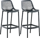thumbnail of 2er Set Outdoor Barhocker Air dunkelgrau