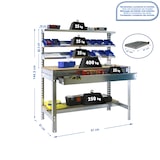 thumbnail of Banque de travail SIMONWORK BT1 BOX 900 GALVA/BOIS