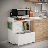 thumbnail of VCM Küchenmöbel Servierwagen Kicha Weiß H. 86 x B. 70 x T. 40 cm