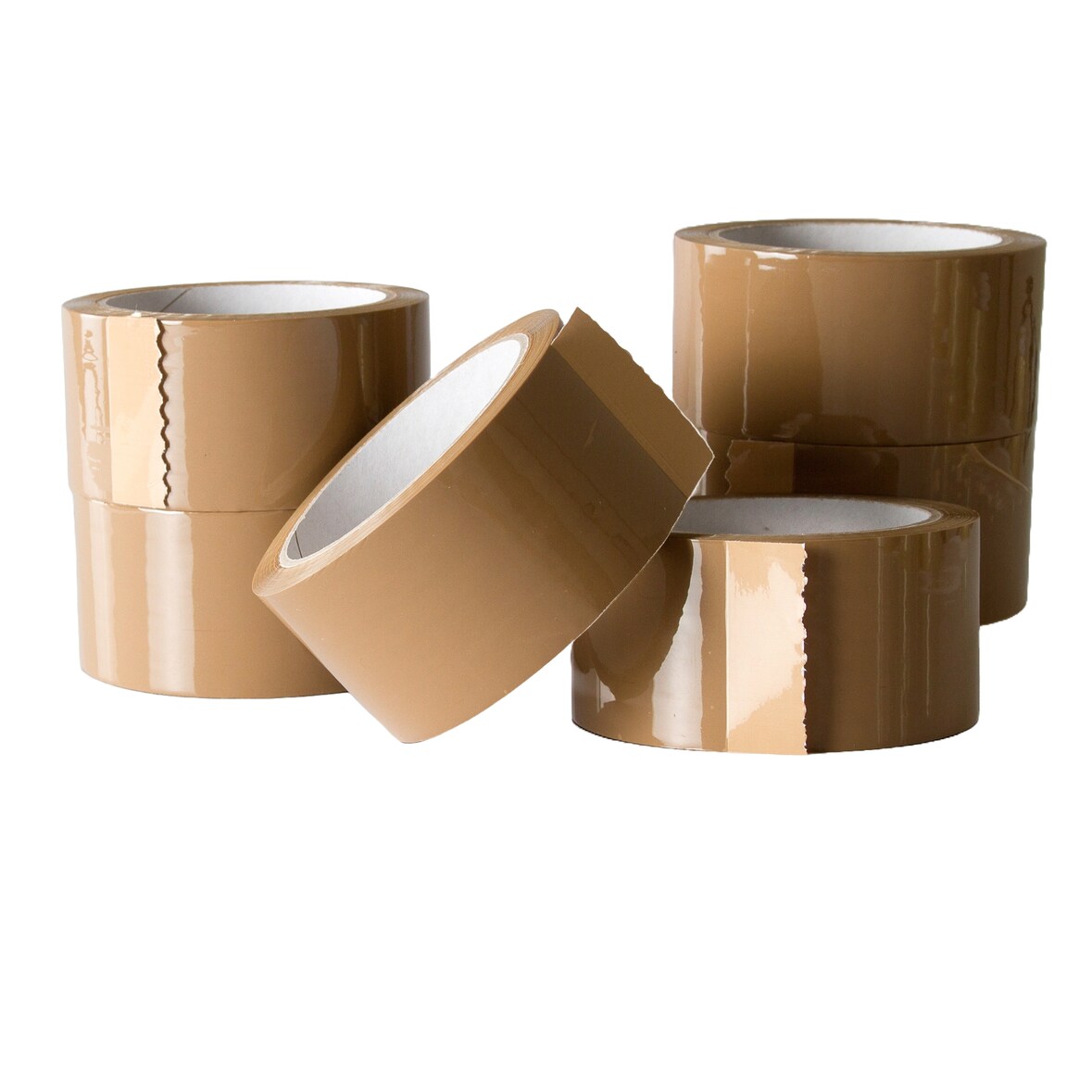 Lot de 216 Rouleau de ruban adhésif marron PREMIUM