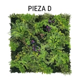 thumbnail of Jardín vertical artificial Bonerva Oslo Urban pack 2 paneles modulares 100x100 cm 2 m² pared vegetal decorativa interior y exterior sin mantenimiento