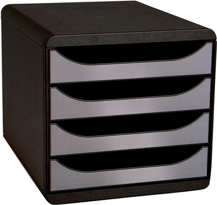 Exacompta 310438D 1x BIG-BOX ladenbox met 4 laden voor DIN A4 ...