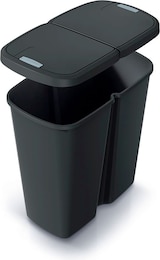 thumbnail of Keden Compacta Q duo Cubo de Basura 45L con 2 Tapas Independientes en color Negro