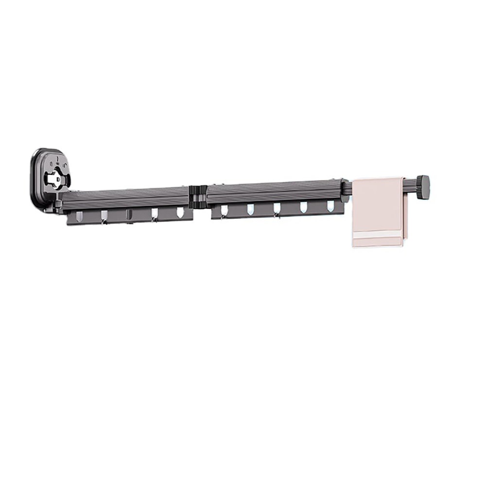 Kitchen Move Muurwasrek PYTHON 92cm Aluminium Zwart