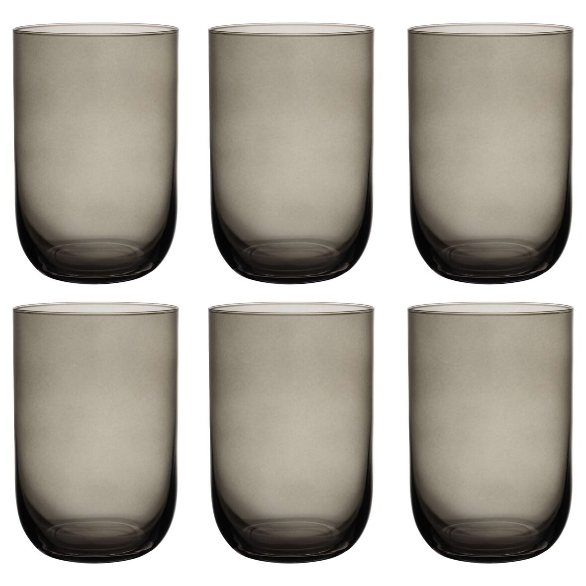 like. by Villeroy & Boch Like Glass Longdrinkbecher 385 ml 6er Set Smoke - DS