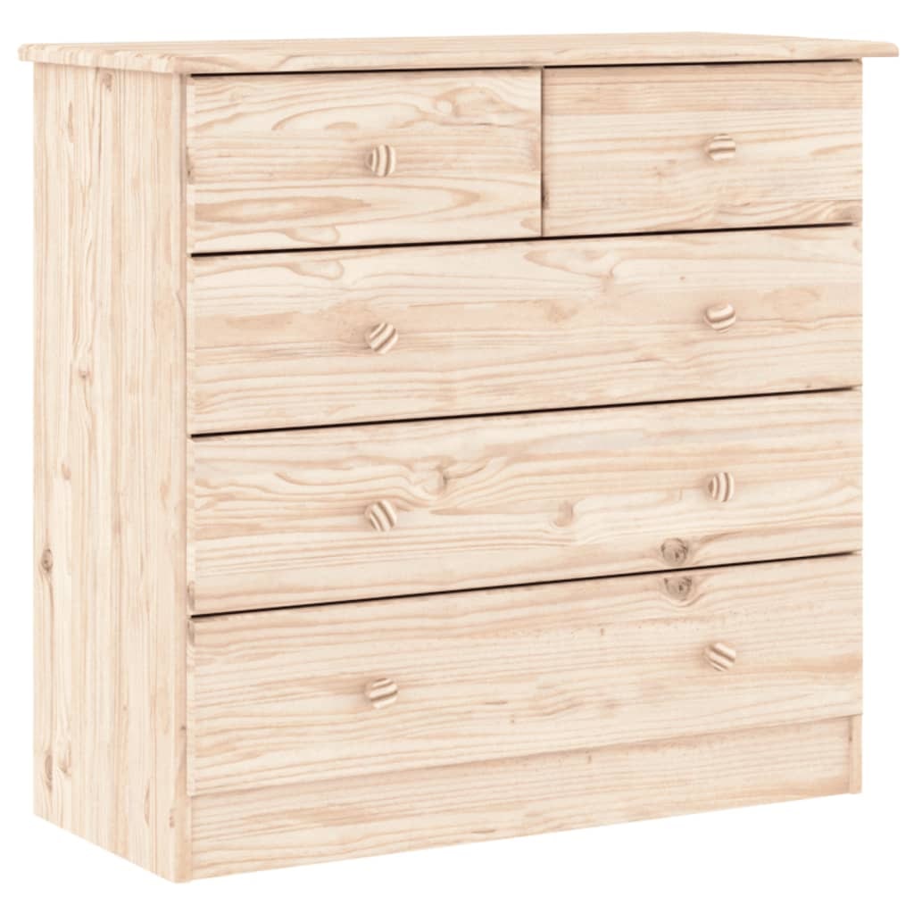 vidaXL Kommode ALTA 77x35x73 cm Massivholz Kiefer