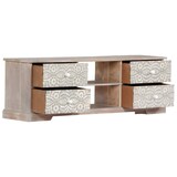 thumbnail of Helloshop26 - Meuble télé buffet tv télévision design pratique 120 cm bois d'acacia massif 2502281