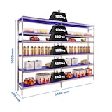 thumbnail of SimonRack Estante em Aço Inoxidável 2000x2490x500 mm, 6 Níveis, Apto para Câmaras Frigoríficas – Simoninox