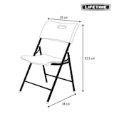 thumbnail of Pack 4 sillas plegables blancas Lifetime