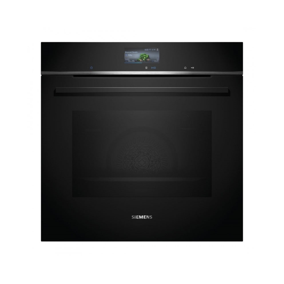 Siemens iQ700, Einbau-Backofen, 60 x 60 cm, Schwarz, Edelstahl HB776G1B1