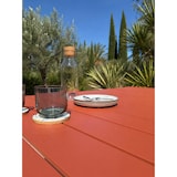 thumbnail of Table de jardin fixe en aluminium coloris terracotta (220X100 cm) - HANOI
