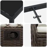 thumbnail of vidaXL 5-teiliges Garten-Essensemble Braun aus Poly-Rattan