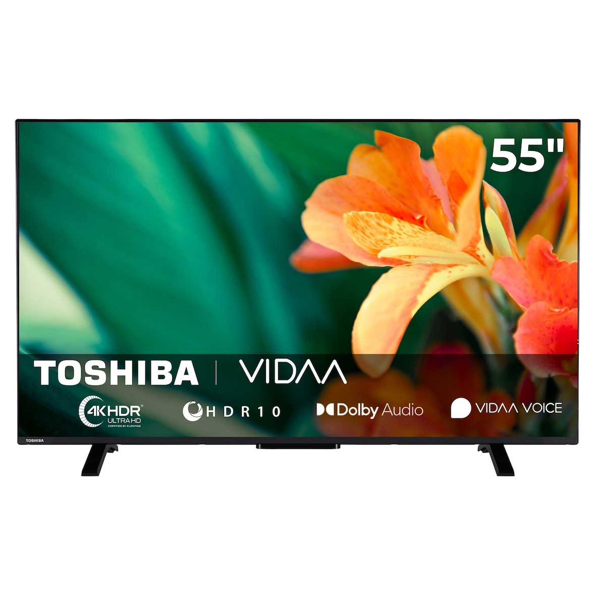 Toshiba 55UV2363DA Fernseher 55 Zoll Smart TV VIDAA 4K UHD HDR TV, integrierter Triple-Tuner (2026)